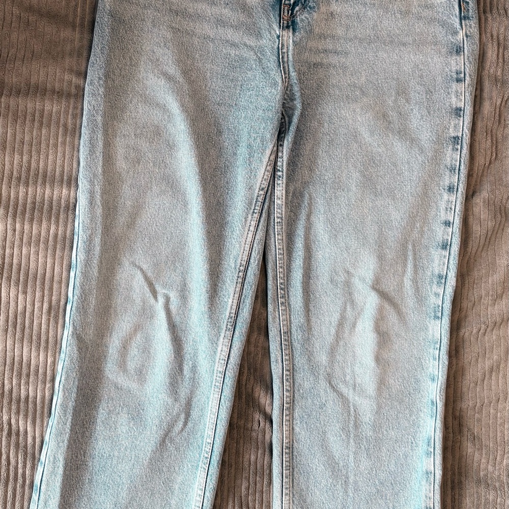 Zara HIGH RISE Z1975 STRAIGHT LEG JEANS